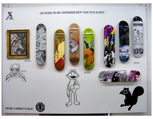 bright_tradeshow Skateboards designed by Stefan Marx, Todd Bratrud & Andy Howell